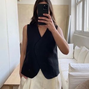 MARLE Percy Waistcoat / Vest - Black Size AU 12
